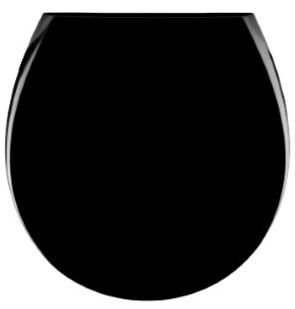 Abattant WC déclipsable avec frein de chute noir, MTK Versagrit