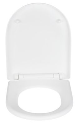Abattant WC déclipsable blanc avec frein de chute Exclusive