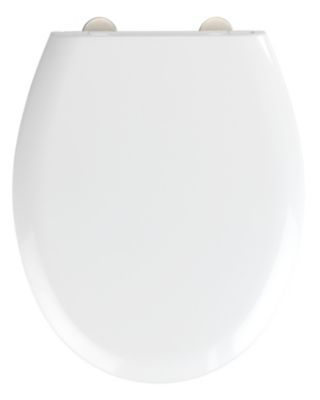 Abattant WC déclipsable blanc avec frein de chute, Rieti