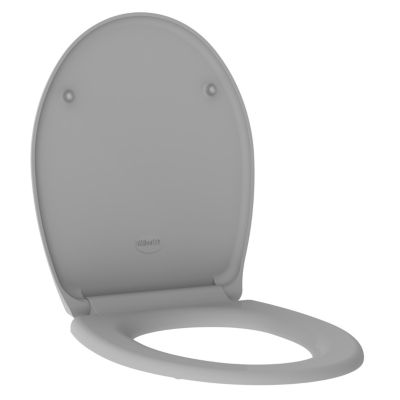 Abattant WC déclipsable gris mat, Allibert Dolcéo