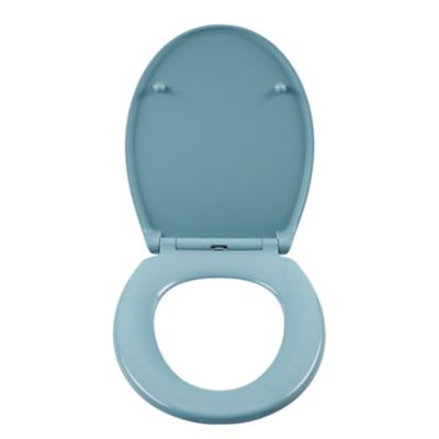 Abattant WC Diani avec frein de chute bleu GoodHome
