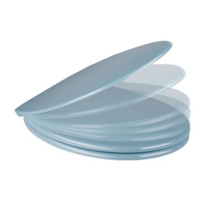 Abattant WC Diani avec frein de chute bleu GoodHome