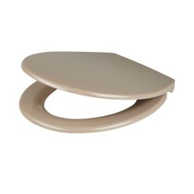 Abattant WC Diani avec frein de chute taupe GoodHome