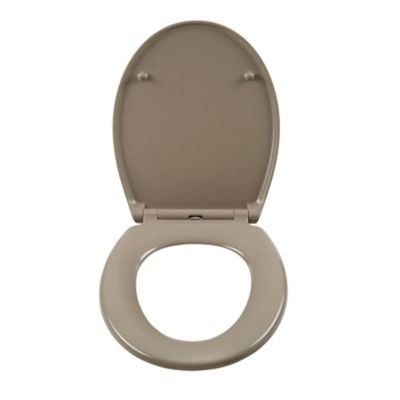Abattant WC Diani avec frein de chute taupe GoodHome