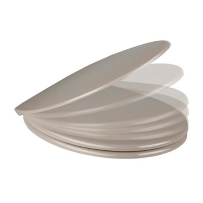 Abattant WC Diani avec frein de chute taupe GoodHome