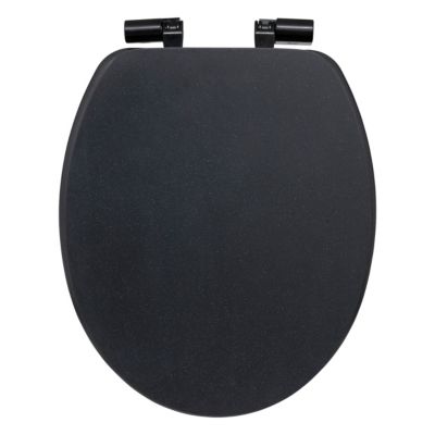 Abattant WC effet ardoise à fermeture ralentie, 5Five Onyx