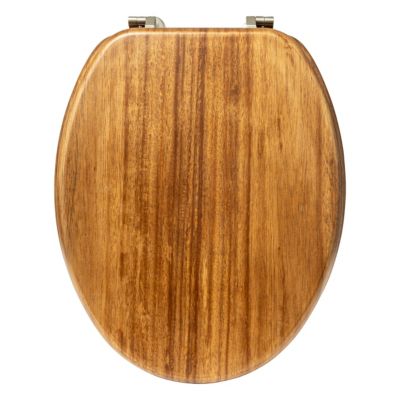 Abattant WC en acacia à fermeture standard, 5Five Modern