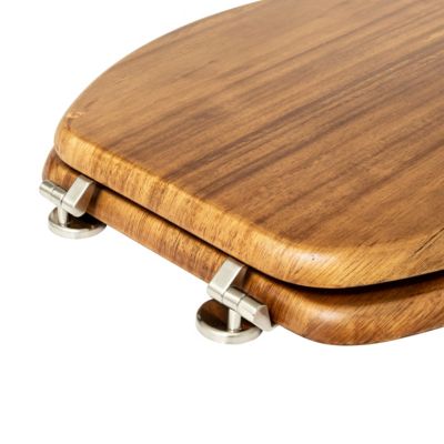 Abattant WC en acacia à fermeture standard, 5Five Modern