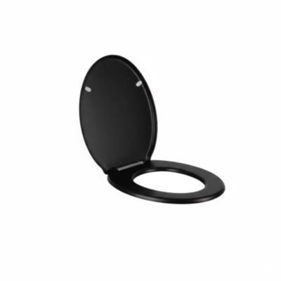 Abattant WC en plastique noir Compactor