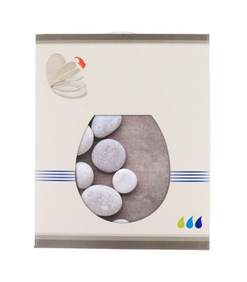Abattant WC en Thermodur déco Salomé avec frein de chute