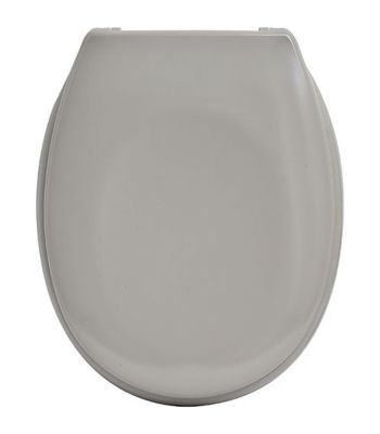 Abattant WC en Thermodur Taupe  avec frein de chute
