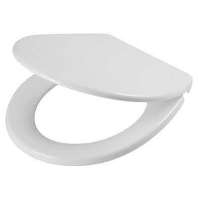 Abattant WC Galedo Clever d clipsable avec frein de chute plastique blanc