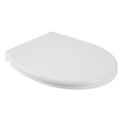 Abattant WC Galedo Clever declipsable avec frein de chute plastique blanc