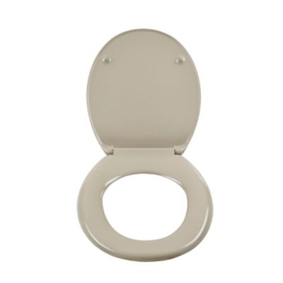 Abattant WC Genoa avec frein de chute taupe Cooke & Lewis