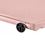 Abattant WC GoodHome Diani coloris rose en duraplast avec frein de chute