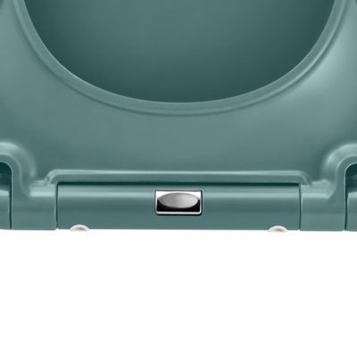 Abattant WC GoodHome Diani coloris vert en duraplast avec frein de chute