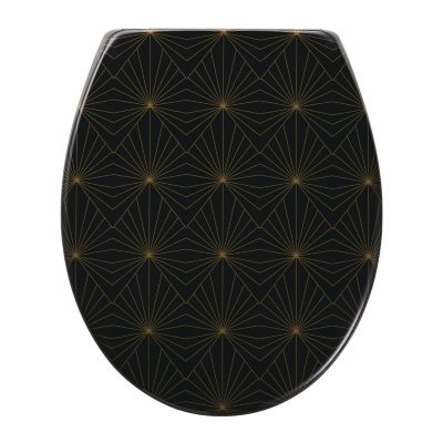 Abattant WC GoodHome Diani déco art deco