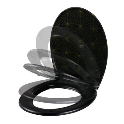 Abattant WC GoodHome Diani déco art deco