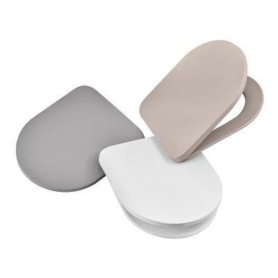 Abattant WC GoodHome duroplast Tanaro gris