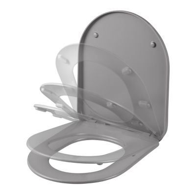 Abattant WC GoodHome duroplast Tanaro gris