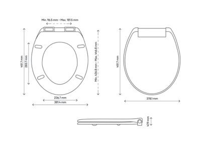 taille abattant wc