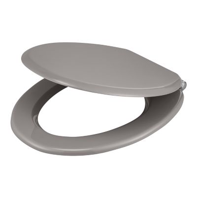 Abattant WC - MDF et Double frein de chute - SOFT GREY ❘ Bricoman