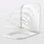 Abattant WC GoodHome Teesta en duraplast coloris blanc avec frein de chute