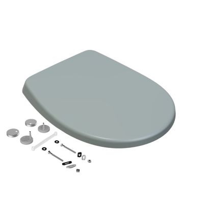 Abattant WC gris clair brillant Classic Bemis