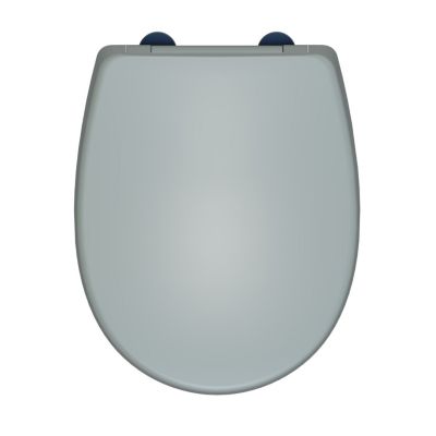 Siège De WC Vintage Briggs - Gris Clair - Pour Salle De Bain - Occasion