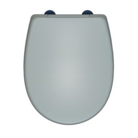 Abattant WC gris clair brillant Classic Bemis