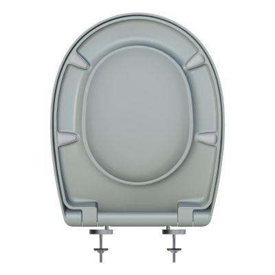Abattant WC gris clair brillant Classic Bemis