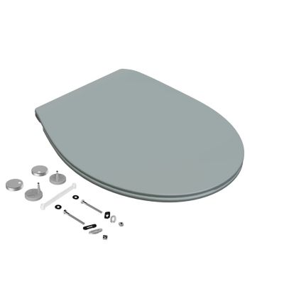 Abattant WC gris clair brillant Slim Bemis