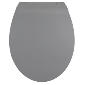 Abattant WC gris clair Cleanfast avec frein de chute