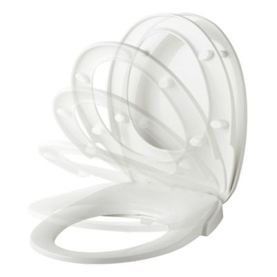 Abattant WC japonais lavant avec frein de chute, blanc, GoodHome Timok