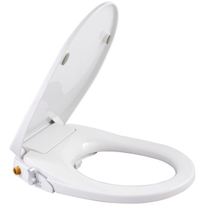 Abattant wc japonais lavant non électrique avec cache buse pour cuvette ovale ronde - Ozus