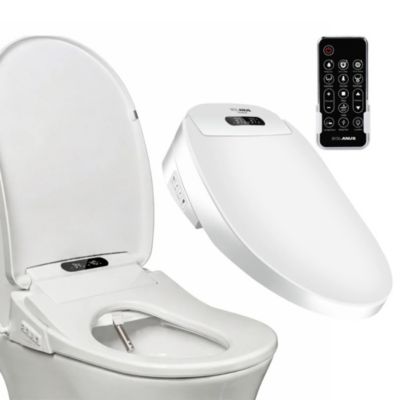 Abattant WC Japonais électrique premium - Séchage intégré - Eau et siège chauffant - Hygiène toilettes Japonaises (Forme U)