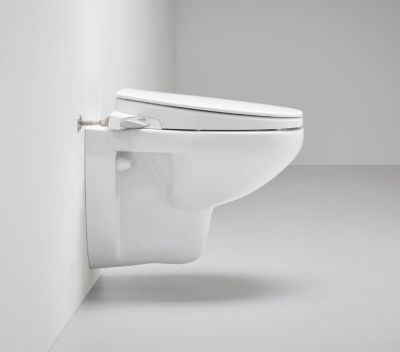 Abattant WC lavant Bau avec frein de chute blanc Grohe