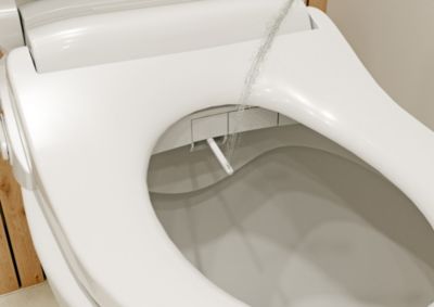 Abattant WC lavant multifonctions chauffant et éclairant, Allibert Limpio