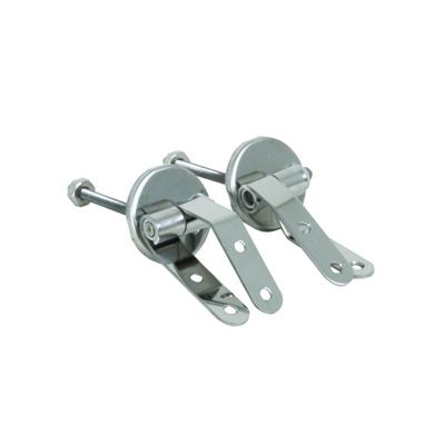 Abattant wc MDF CLEO Noir mat  Charnières Inox MSV