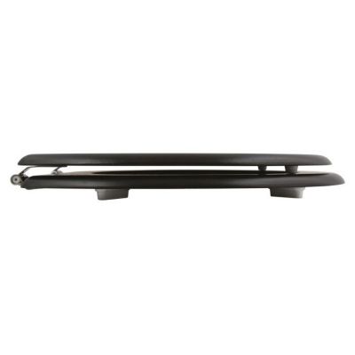 Abattant wc MDF CLEO Noir mat  Charnières Inox MSV