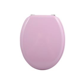 Abattant wc MDF CLEO Rose Poudré  Charnières Inox MSV