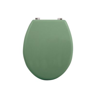 Abattant wc MDF CLEO Vert Basil mat  Charnières en Inox MSV