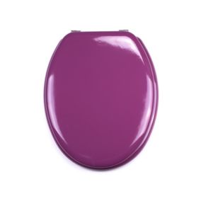 Abattant wc MDF CLEO Violet  Charnières Inox MSV