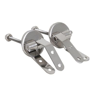 Abattant wc MDF Marron  Charnières Inox MSV