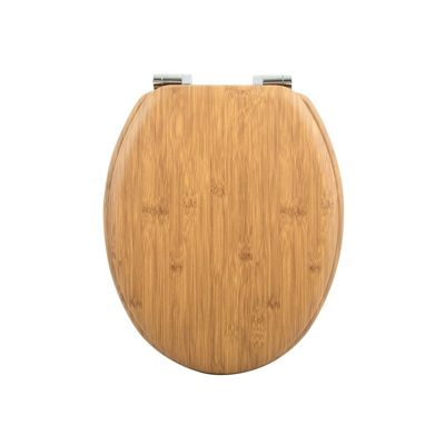 Abattant wc MDF PVC BORNEO Charnières Zinc Spirella