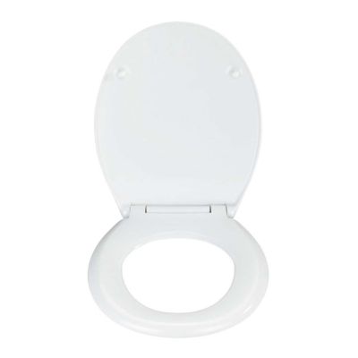 Abattant WC à motifs fleurs Multicolore, L. 42.5 x l. 35.5 x H. 5 cm, ORCHIDEE