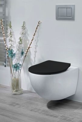 Abattant wc 2025 noir mat