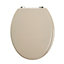 Abattant WC Palmi bambou taupe Cooke & Lewis