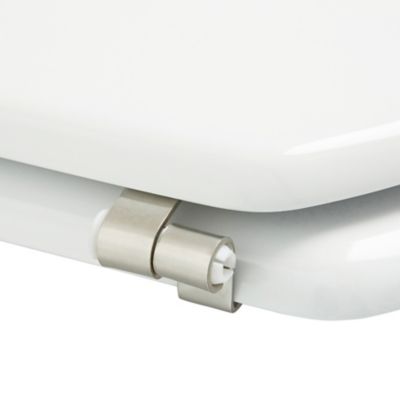 Abattant WC Palmi blanc en bois moulé GoodHome