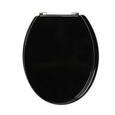 Abattant WC Palmi noir Cooke Lewis